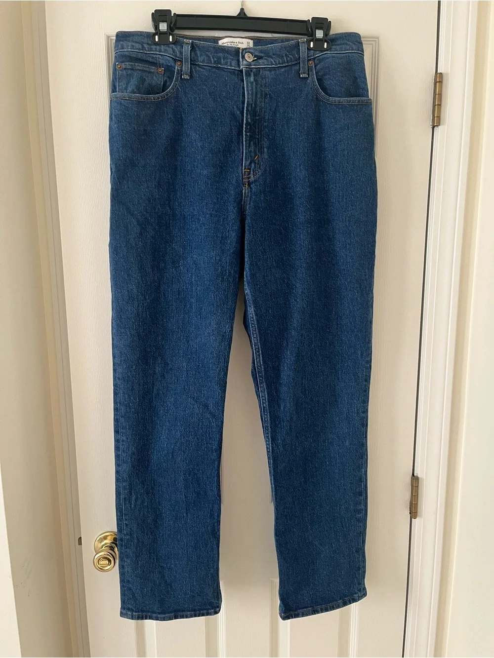 Abercrombie & Fitch '90s Straight Ultra High Rise Jeans Curve Love Size 14 / 32
